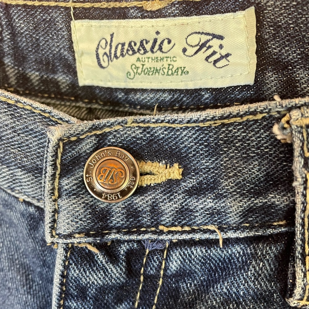 VINTAGE St Johns Bay High Rise Mom Jeans Size 28P